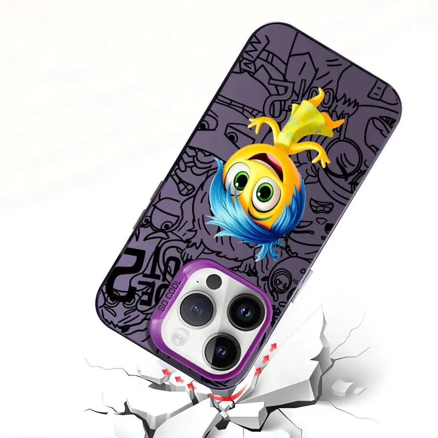 Disney Inside Out Phone Case for iPhone 15 16 Plus 11 Pro Max XS Max XR 13 14 Pro 12 Pro X 13 Pro Max Soft TPU Silicone Cover image 6