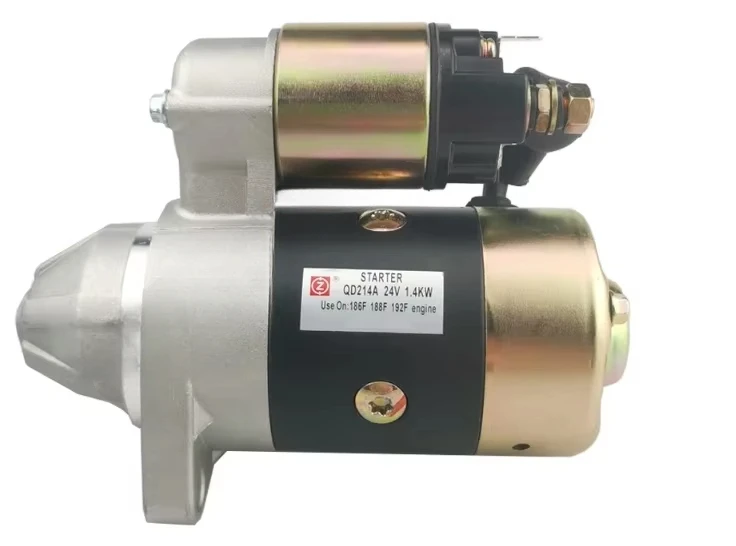 Motor Starter Copper fit 170F 178F 186F Engine starter motor high quality QD114A 12V 0.8KW Engine  Generator