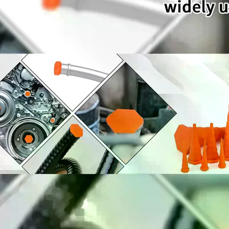 

8/11x резиновые пробки для обслуживания гидравлического масла, промышленный гидравлический комплект для соединений, фитинги для тяжелого оборудования, масляный порт, орошение