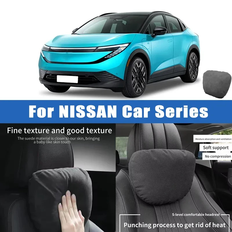 Top Quality Car Headrest Neck Support Seat Soft Neck Pillow Breathable For Nissan Altima Sentra Rogue Pathfinder Versa Maxima