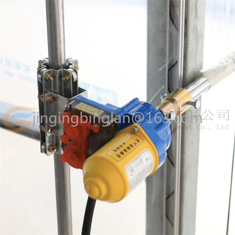 Rodillo de película eléctrica, accesorios para invernadero, 24V CC, bobinadora automática