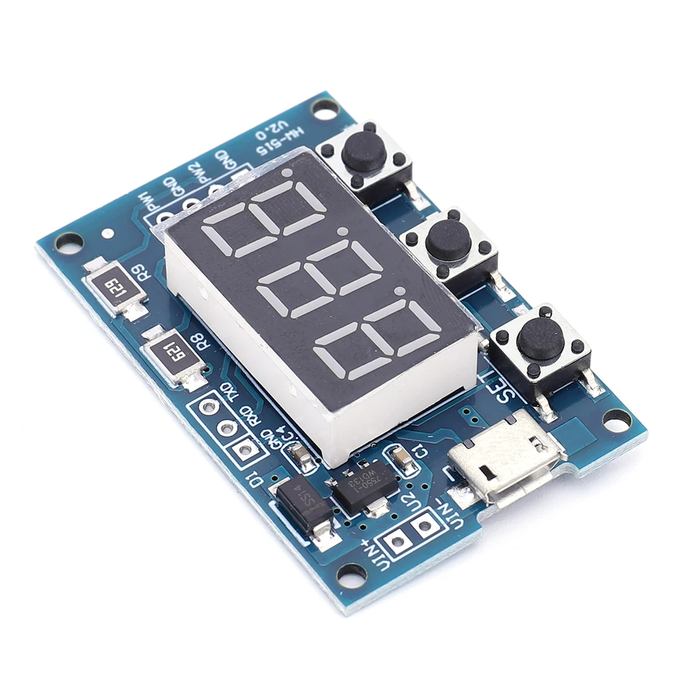 2 Channel Square Wave Rectangular Wave Signal Generator Digital Adjustable Duty Ratio PWM Pulse Frequency Module