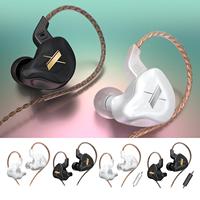 KZ EDX 1DD HiFi Earphone Earbud 10mm Dynamic Driver Detachable 0.75MM Cable