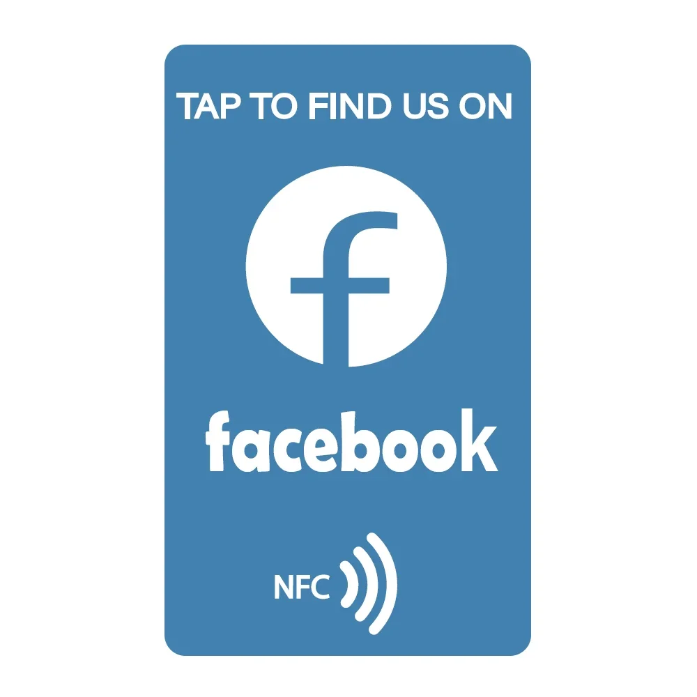 10pcs Boost Your 5-Star Ratings Custom NFC Chip Business  Review Cards  for Facebook,  Instagram,  WhatsApp Rfid 125khz Sticker