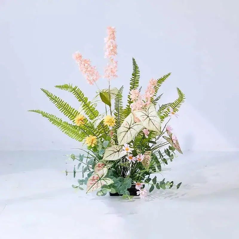 

Artificial Plant Wholesale Sales Of Indoor And Outdoor Plant Combination Grass Green Landscape