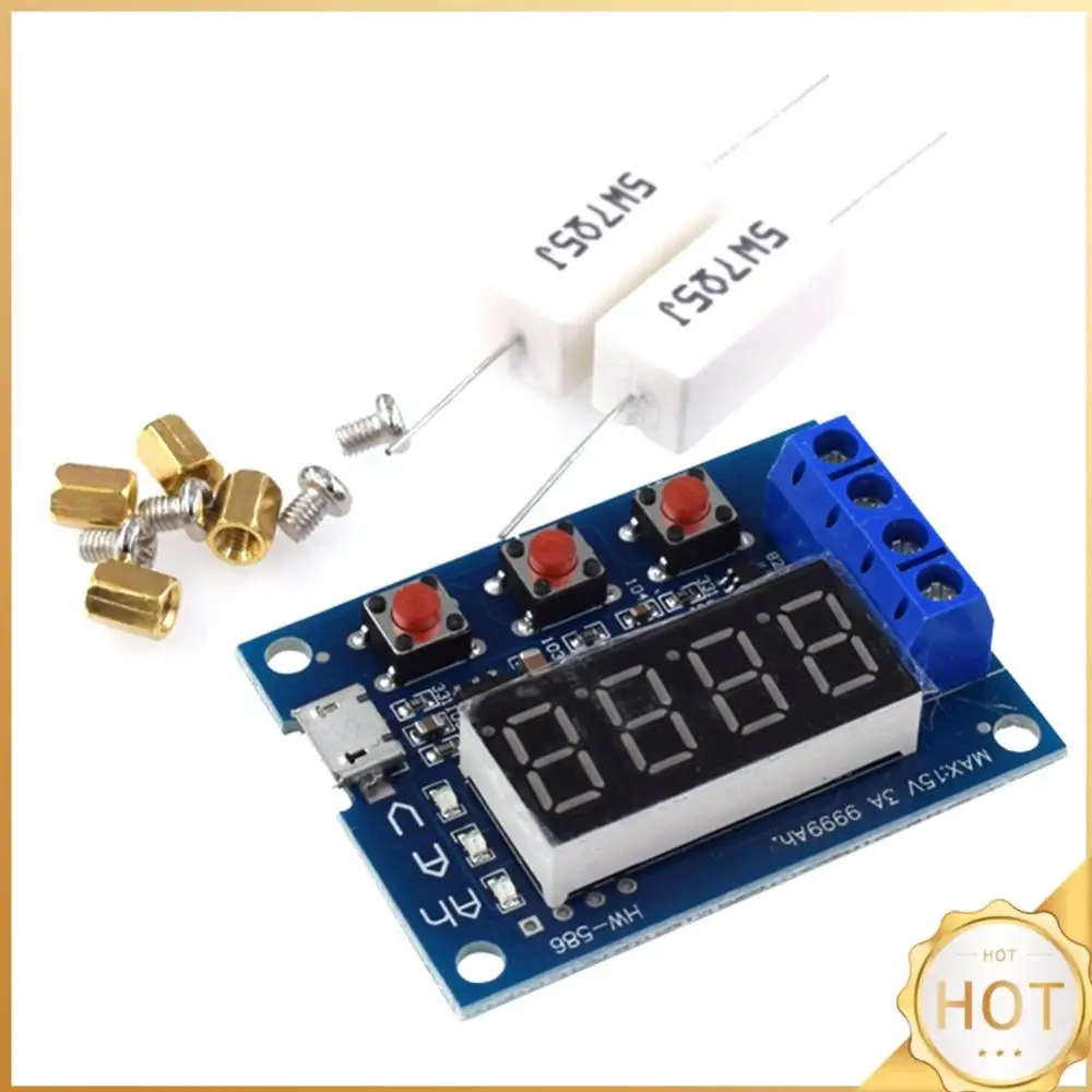 

HW-586 Digital Display 18650 Lithium Lead-Acid Battery Capacity Tester Module