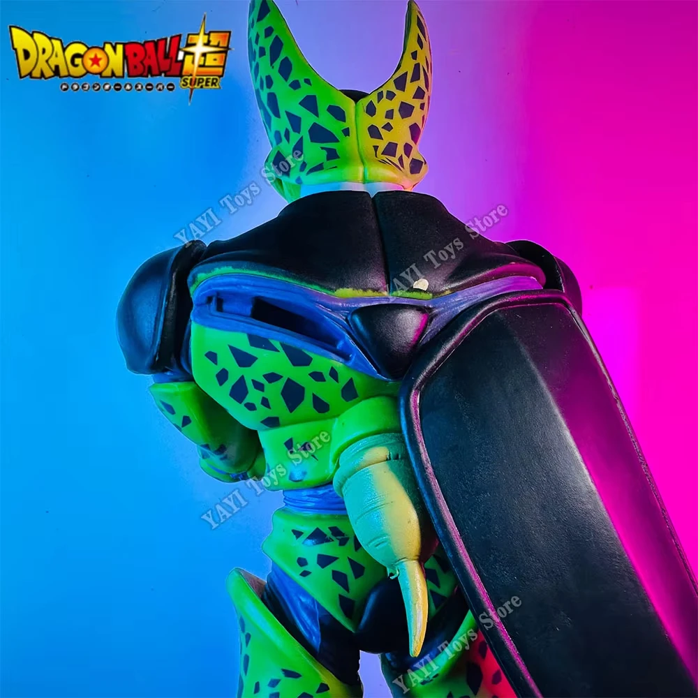 30cm dragon ball z célula anime figura brinquedo forma final dbz super saiyan figuras de ação pvc modelo colecionável brinquedos para crianças presente
