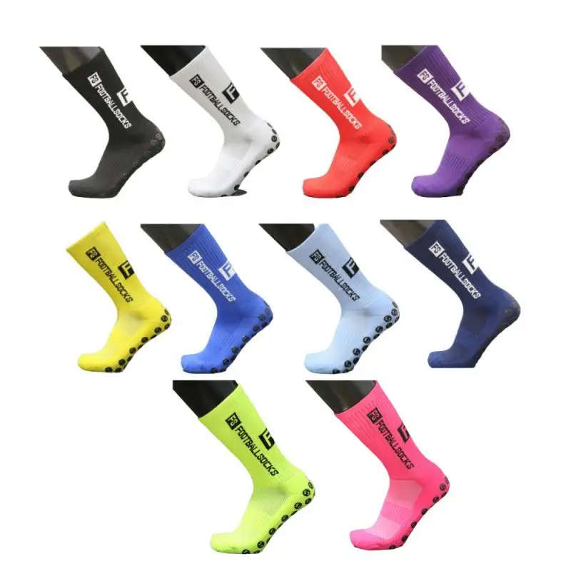 

3 Pairs -barrel Football Socks Anti-slip Silicone Bottom Thickened Towel Cushioning Soccer Socks Basketball Sports Yoga Socks