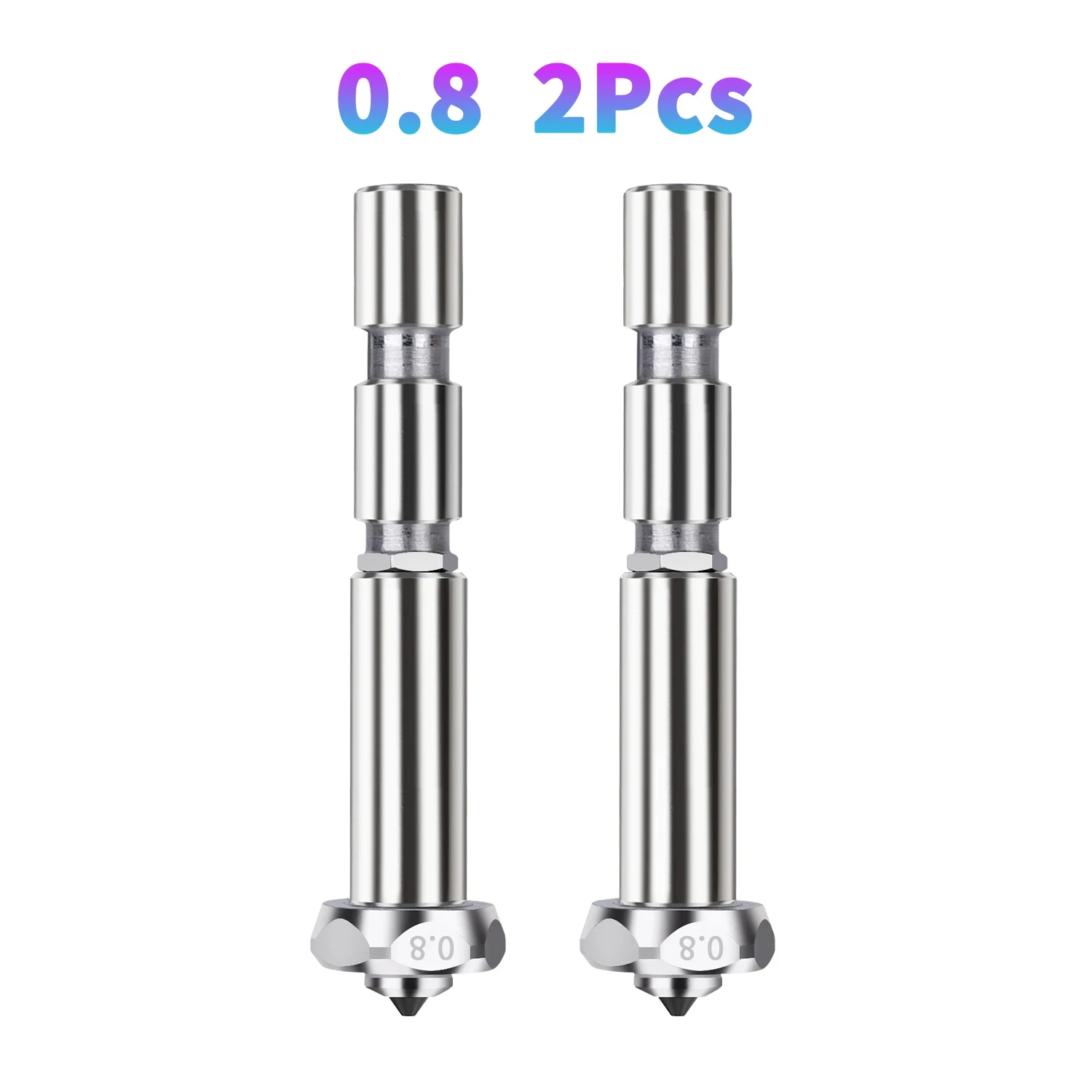 Für Anycubic Kobra 3 Max Hotend 0,4 0,6 0,8mm Combo Schnellwechsel Integrierte Düse aus gehärtetem Stahl
