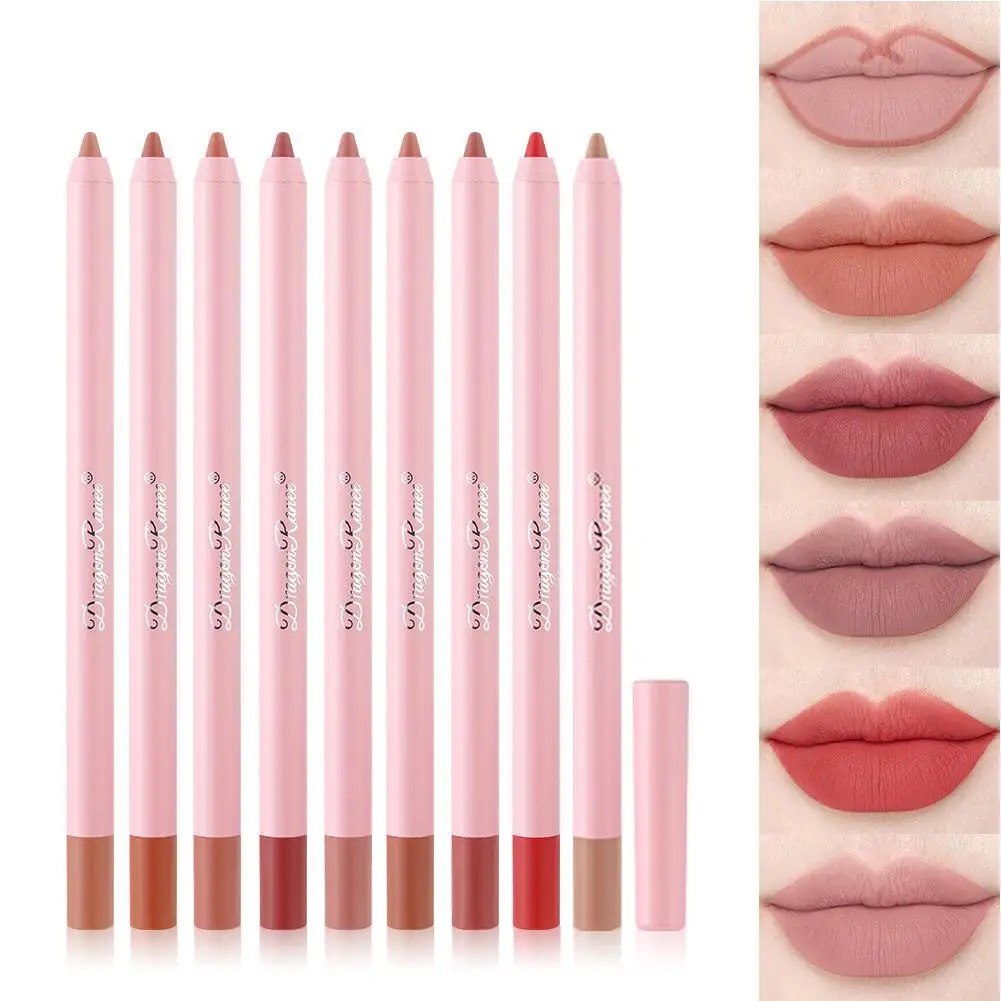 14-farbiger nackter, matter Lippenstiftstift, langlebiger, wasserfester Lippenstift, hochpigmentierter Lipliner, Lippen-Make-up-Werkzeug