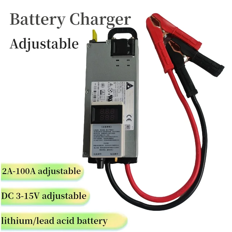 Тройное зарядное устройство постоянного тока 12,6 В 14,6 В, 100 А, 115 А, источник питания для автомобильного программирования, источник питания регулировки звука, высокая мощность, зарядка на автофургоне