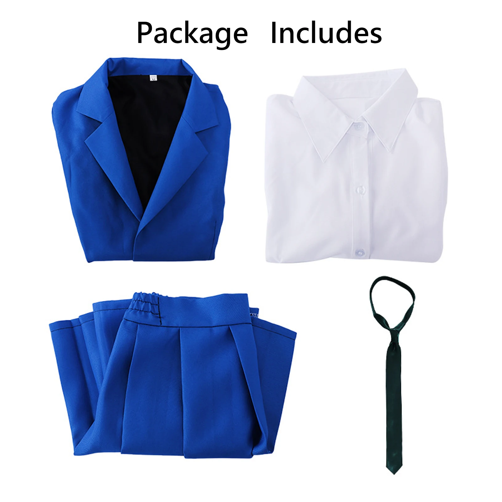 موري ران تأثيري حلي المرأة JK الزي الرسمي الأزرق زي مدرسي ملابس الهالوين