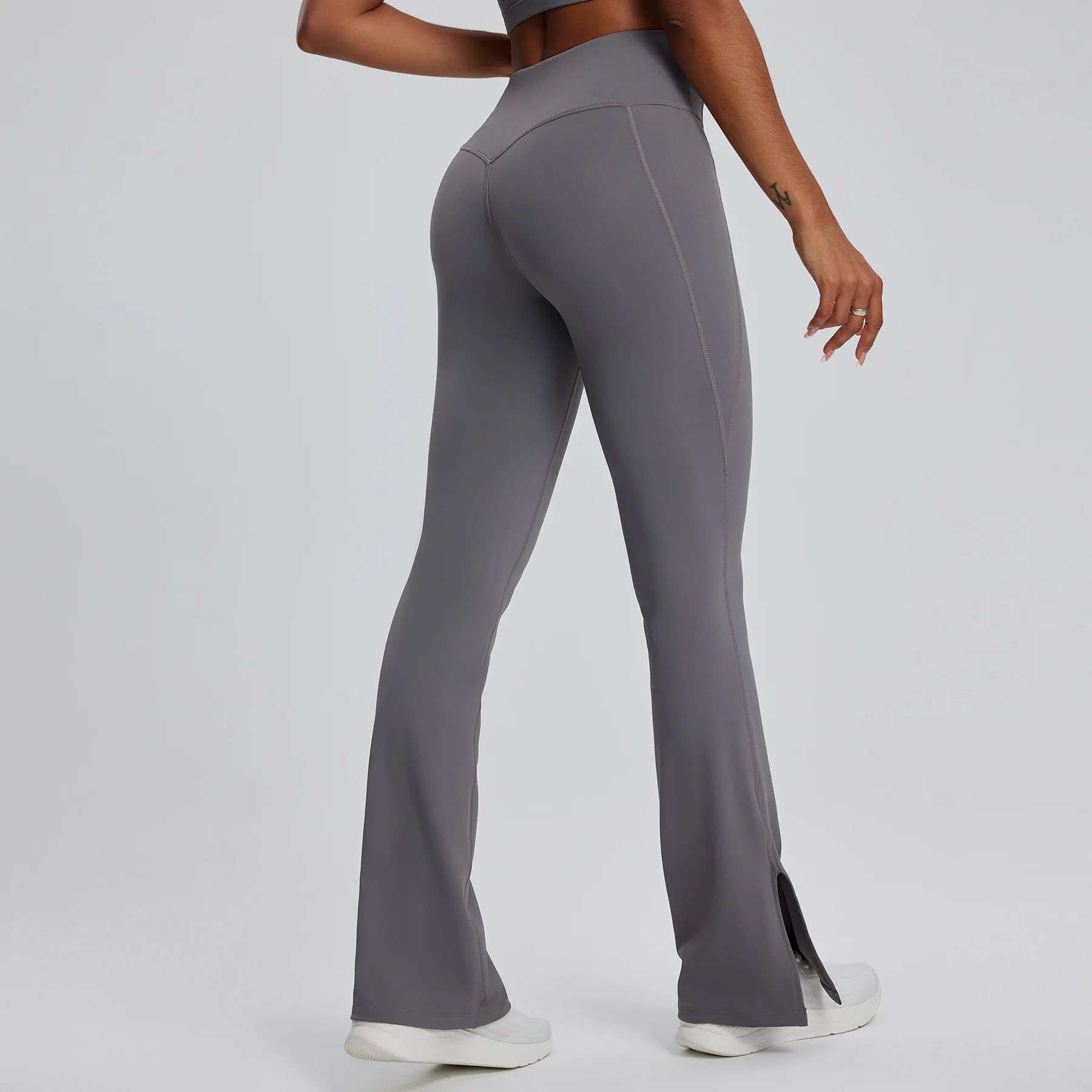 Fitness Bell-bottoms Women Sport Leggings High Waist Flared Pants Yoga Leggings Gym Jogging Quick Dry Push Up Wide Leg Pants