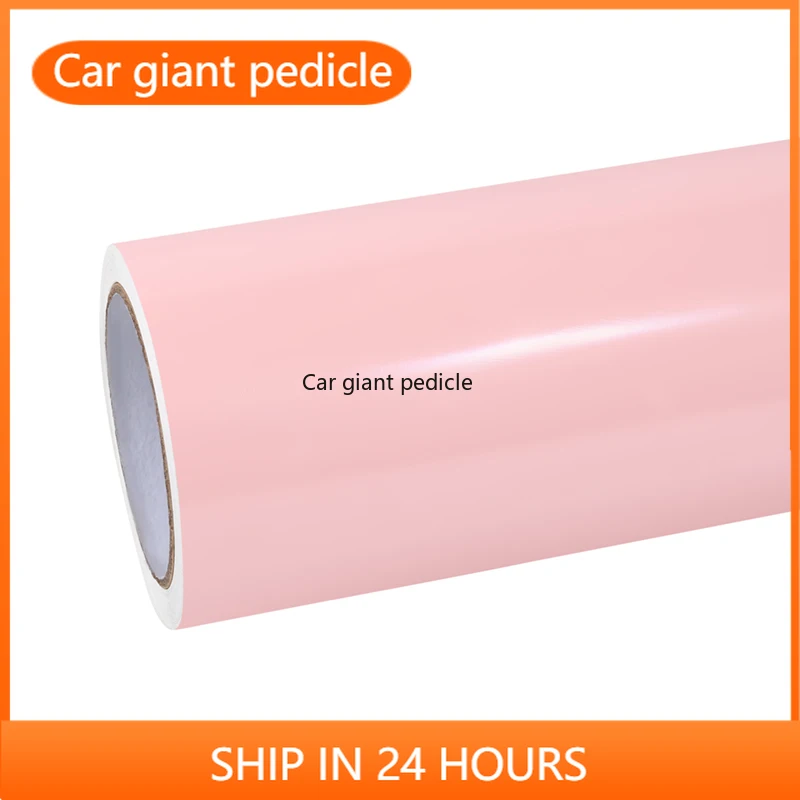 Highest Quality Gloss Glossy Baby Pink Vinyl Wrap Film Car Wrap Film Non Degumming Non Fading Quality Warranty 1.52M*17M Roll