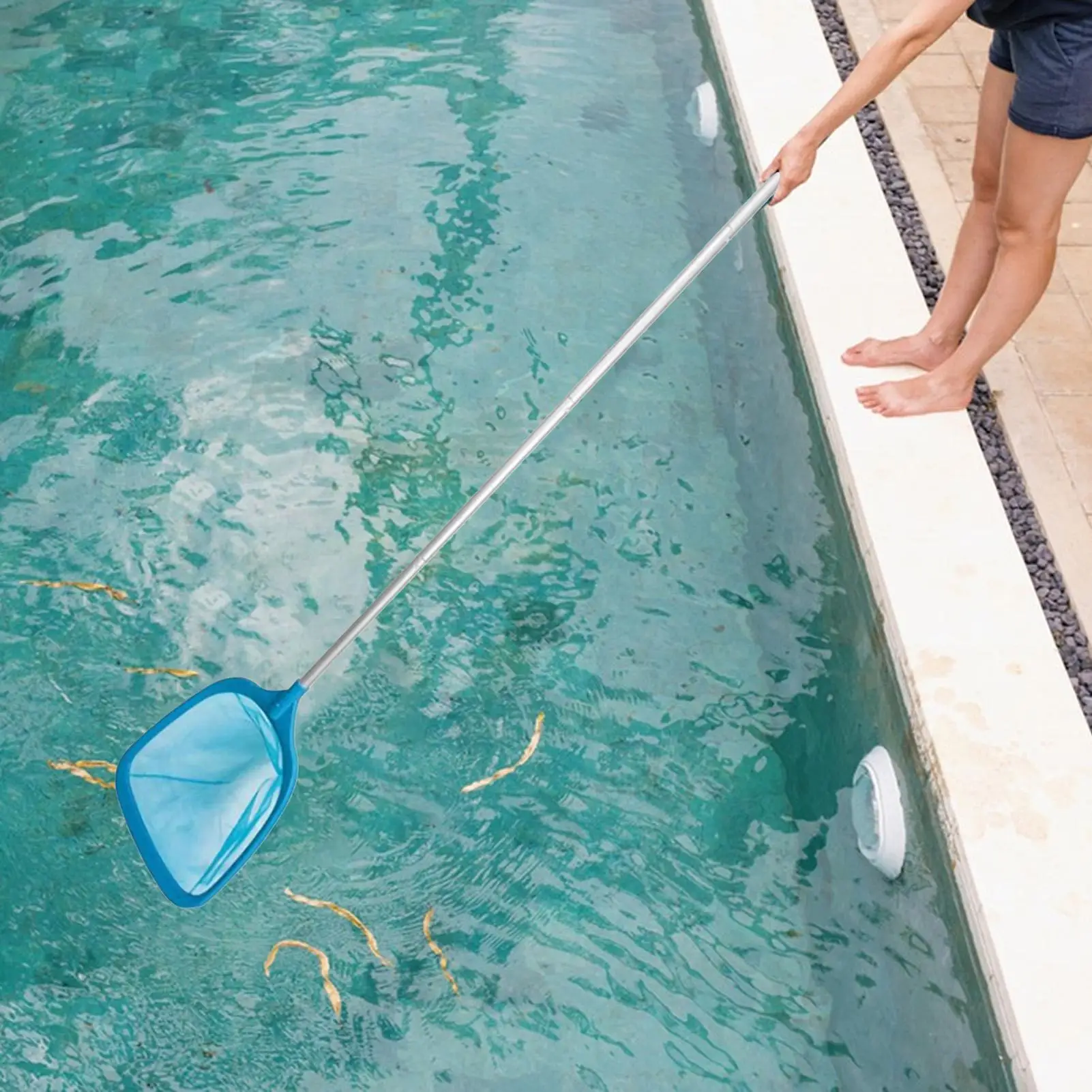 

Pool Cleaning Kit Heavy Duty Professional Pool Cleaning Tools Pond Rakes Skimmers For Backyard Deck Patio Fishing Hottub Kids