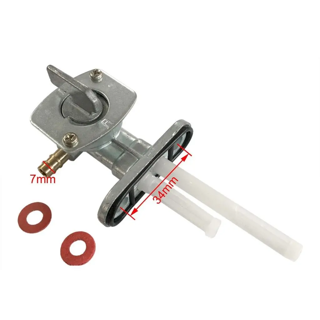 Llave de purga del tanque de la válvula del interruptor del grifo de combustible de Gas para motocicleta Dirt Bike para Honda CRF70 TTR125