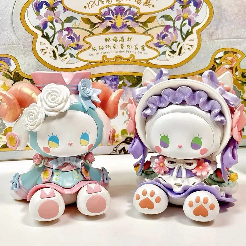 إيما سيكريت فورست جاردن التي يرجع تاريخها سلسلة صندوق أعمى نموذج سطح المكتب زينة زخرفية المد اللعب دمية الشكل البلاستيكية هدية عيد