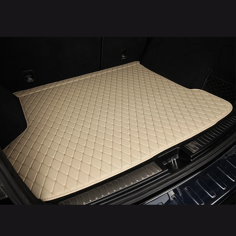 

Durable Custom Leather Colorful Car Trunk Mat For Ford Focus Sedan Year 2011-2018 Auto Carpet Accessories Interior Parts