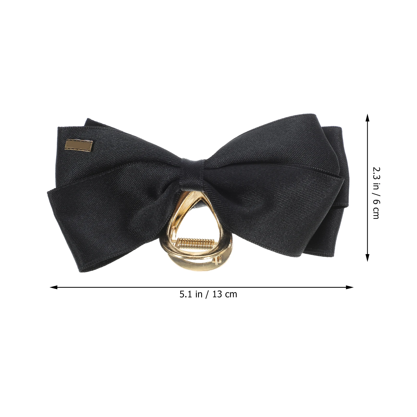 

2 Pcs Large Bow Hair Clips Claw Clips for Thick Thin Hair Women Girls Fabric Elegant Styling Tools Butterfly Decorations