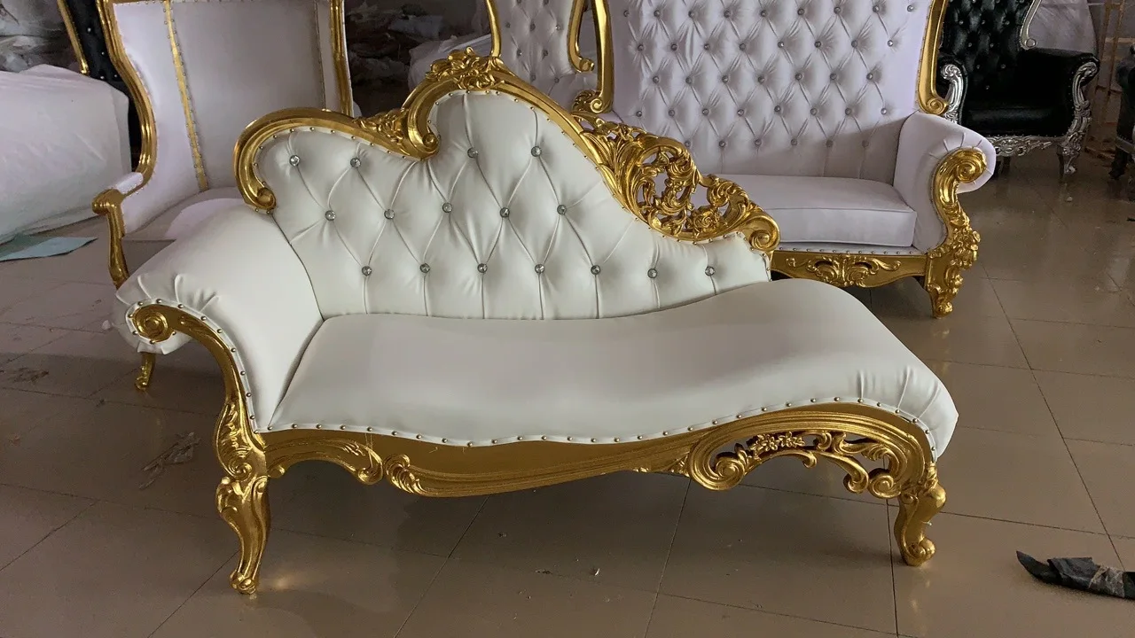 

Manufacturer wholesale European princess chair full solid wood carving flower sofa chair, recliner bedroom beauty couch