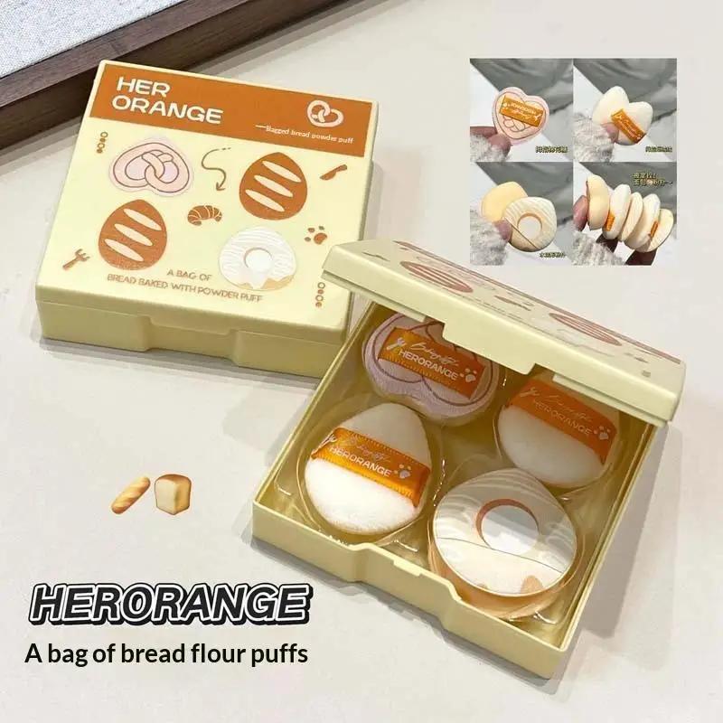 5 ชิ้น/กล่อง ชุดฟองน้ำแต่งหน้าแบบนุ่มพิเศษ ไม่ดูดซับ สำหรับใช้แบบแห้งและเปียก ดีไซน์น่ารัก พกพาสะดวก เหมาะสำหรับเป็นของขวัญ