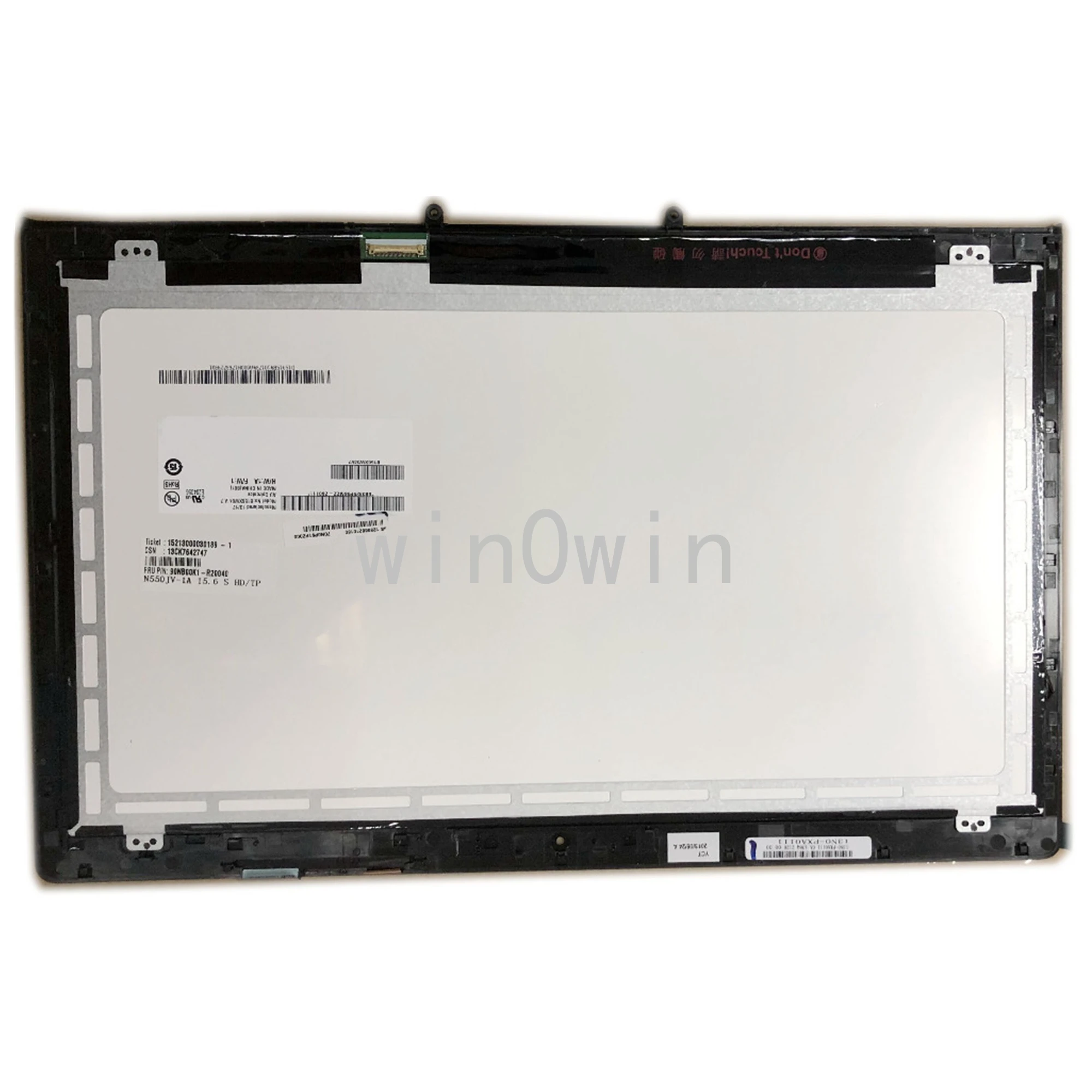 For Asus VivoBook N550JV N550 Q550L Q550LF 13N0-PXA0111 JA-DA5357SA LCD Touch Screen Digitizer Glass Assembly Frame