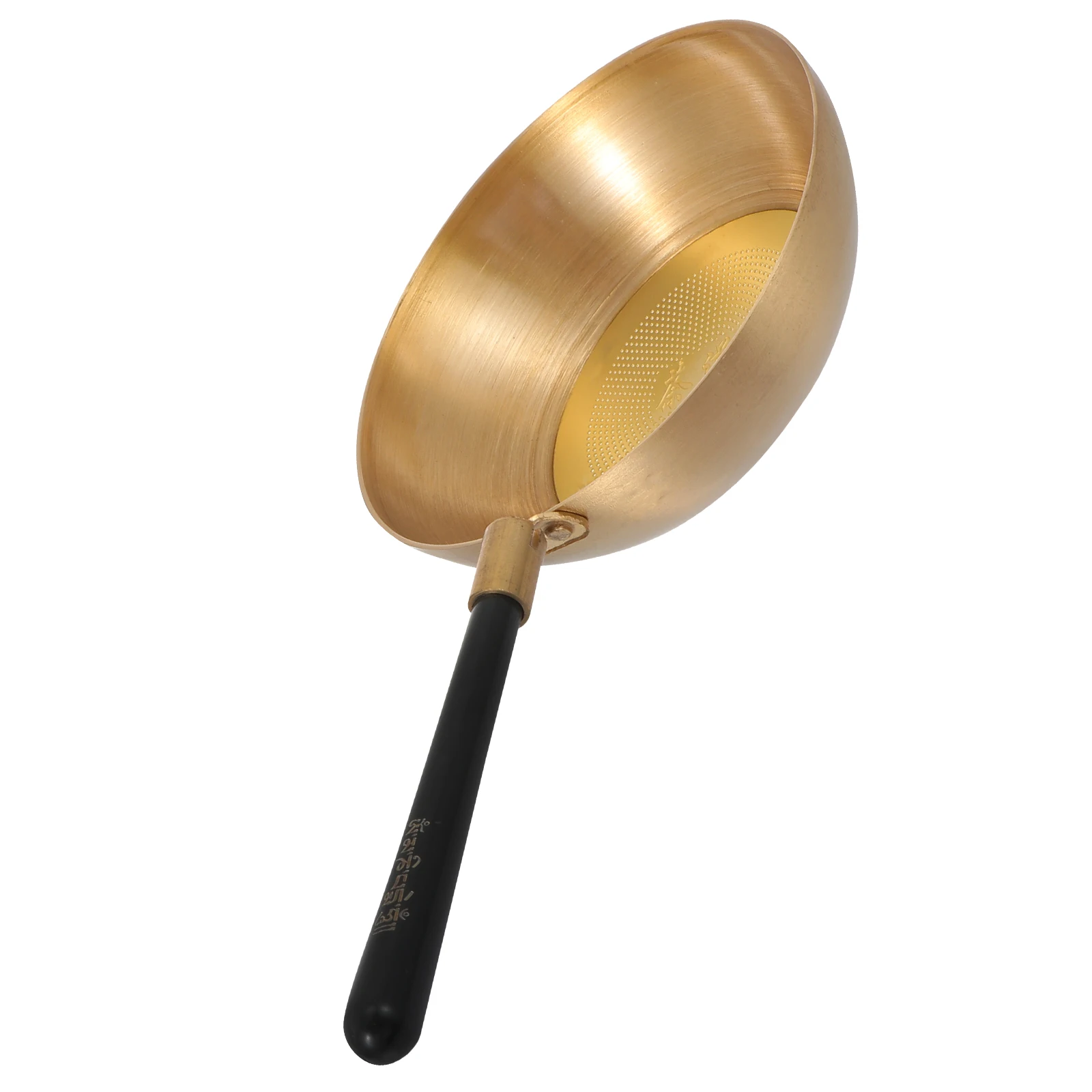 

Copper Plastic Tea Strainer Ergonomic Handle Fine Mesh Tea Infuser Colander Filter Tool for Home Use
