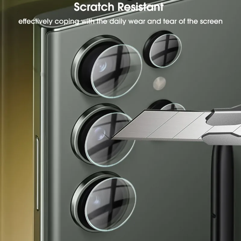 5-1 ชุดสําหรับ Samsung Galaxy S25/S24 PLUS Ultra Series เลนส์กล้องฟิล์มแก้ว HD Anti-Scatch เลนส์กล้องกระจกนิรภัยป้องกันฟิล์ม