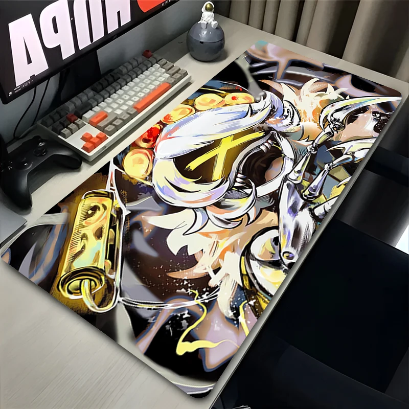 Keyboard Pad Hot Mouse Pad Oversized Gamer Extended Desk Mat Anime M-murder Uzi N V J Drones Gaming Accessories Notbook Mousepad