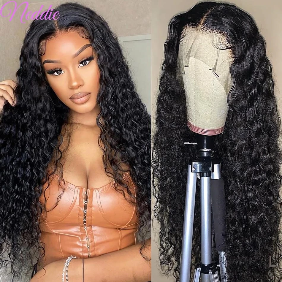 30 40 Inch 100% Human Hair Wig Water Wave 13x6 HD Lace Frontal Wig Brazilian Curly For Women Choice Cheap Wigs On Sale Clearance