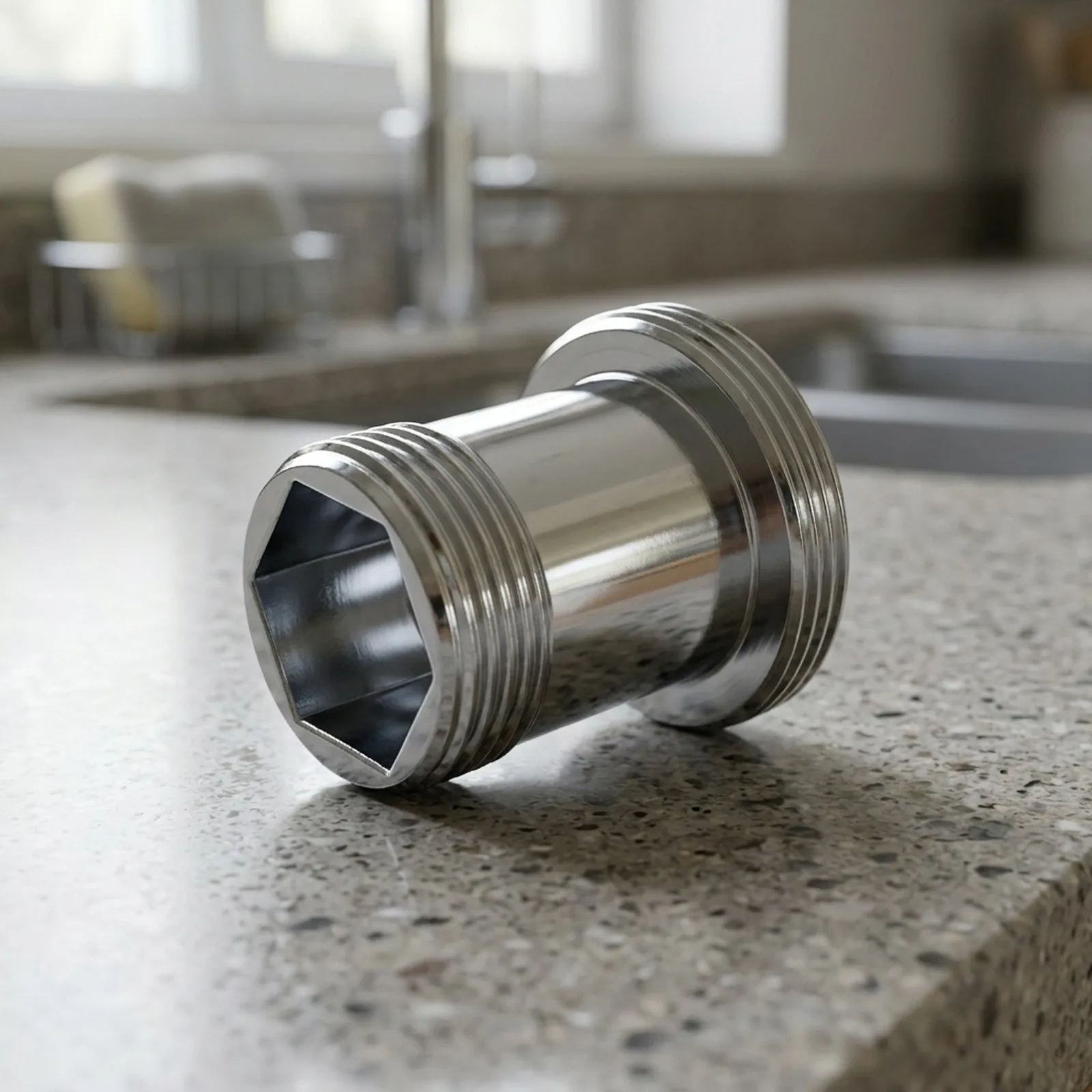 16mm To 22mm Copper Faucet Adapter Removable Aerator Faucet Faucet Aerator Replacement Part Precise Threaded Edges
