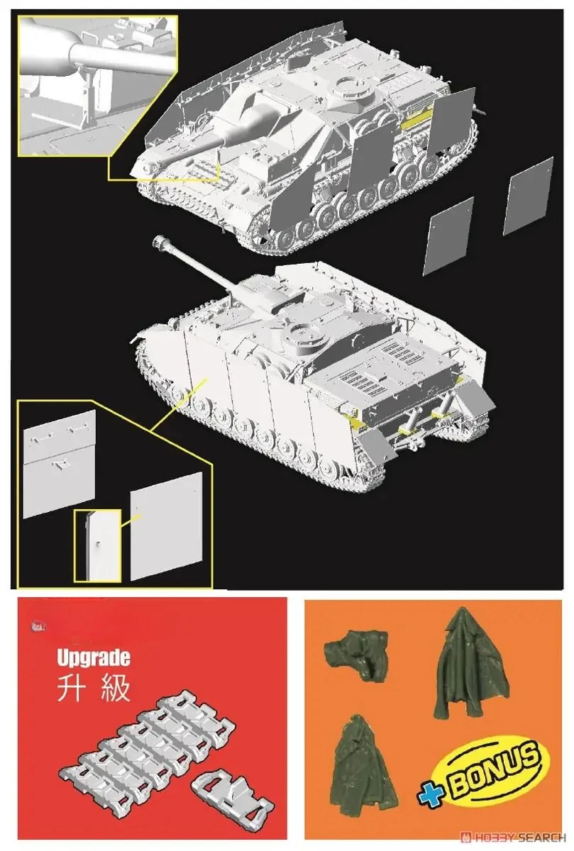 DRAGON 6612 Scala 1/35 Seconda Guerra Mondiale Tedesco Sd.Kfz.167 StuG.IV Produzione tardiva con binari