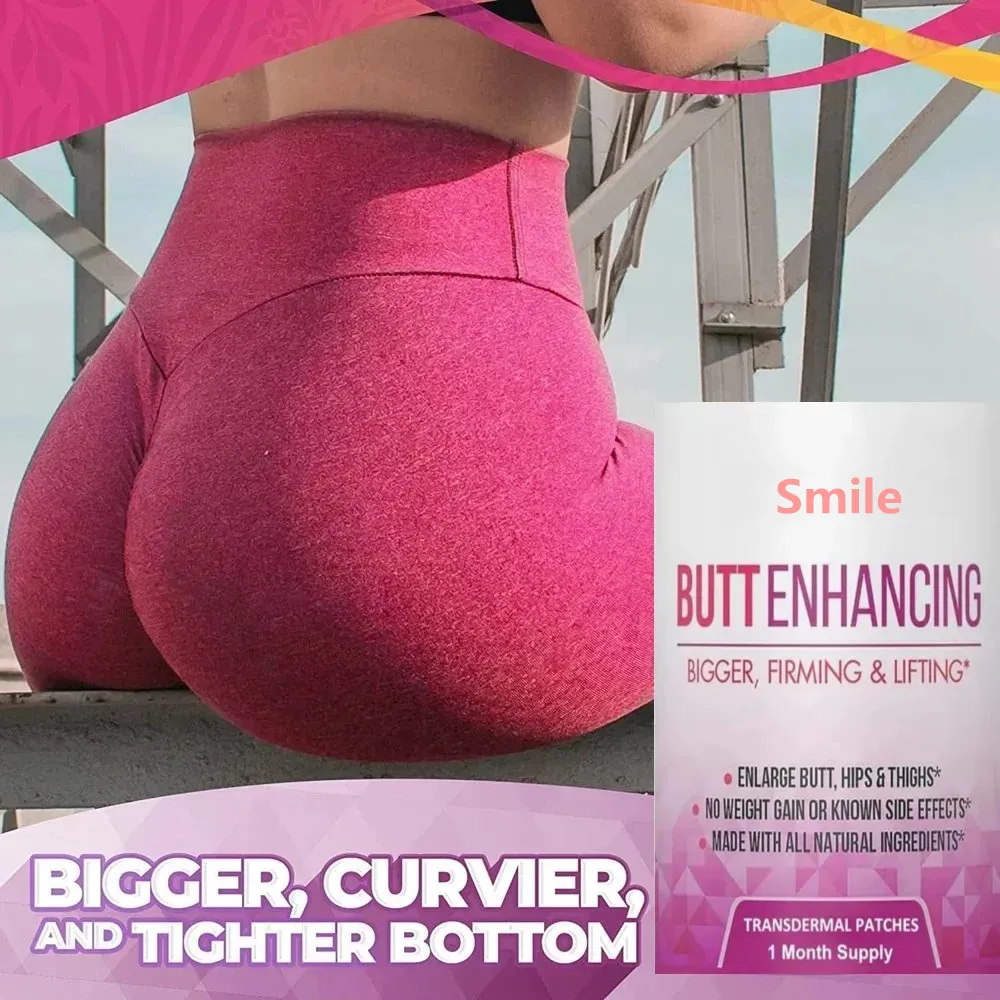 Curve Butt Enhancement Transdermal Patches Glute Growth Enhancer 30 Patches for 1 Month Supply for Fitness And Bodybuilding