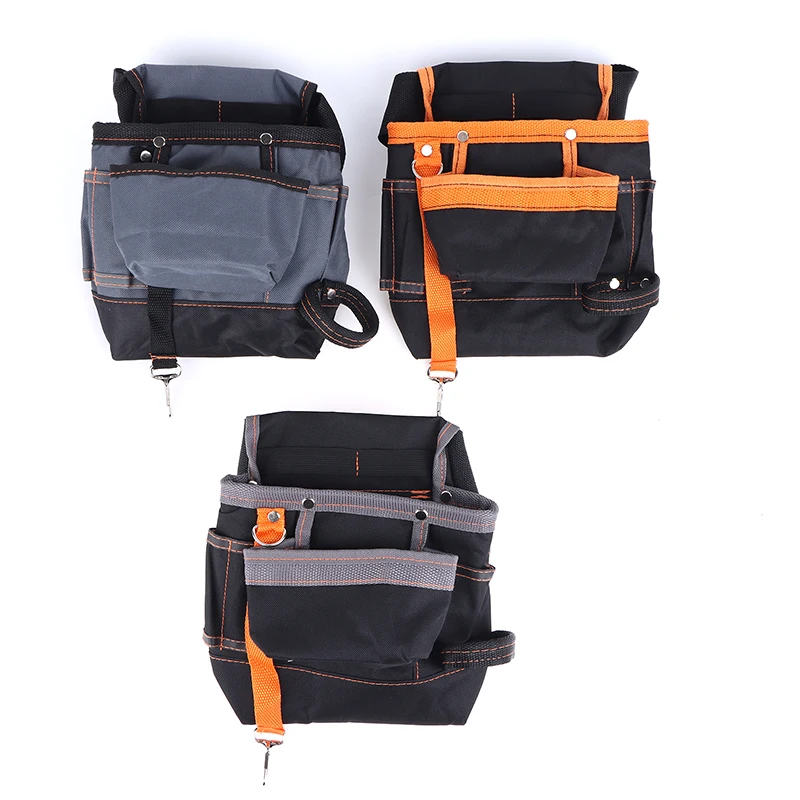 Multi-pocket Waist Bag For Electrician Carpenter Hardware Multi-use Tool Bag 600D Oxford Cloth Belt Bag Maintenance Organizer