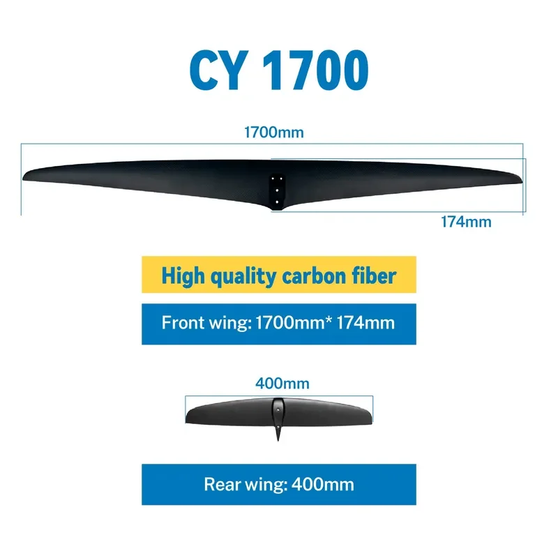2026 New, High Quality CY1700 Unisex Carbon Fiber Windsurfing Board with Wood Core for Water Sailing and Wing Surfing High
