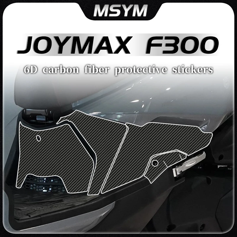 

For SYM JOYMAX F300 sym Joymax F300 Sticker 6D carbon fiber protective sticker car body film decal car sticker modification