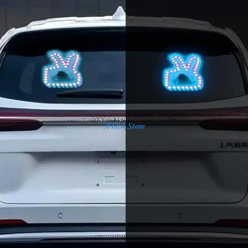 

U13C Car Finger Gesture Light Car LED Sign Light LED Gesture Hand Light for Men Women