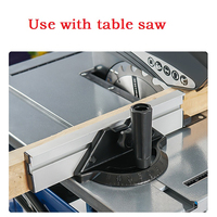 Table Saw Angle Ruler Push Block Stop Adjustable Miter Gauge Miter Gauge And Aluminum Miter Stop Woodworking DIY Accessories