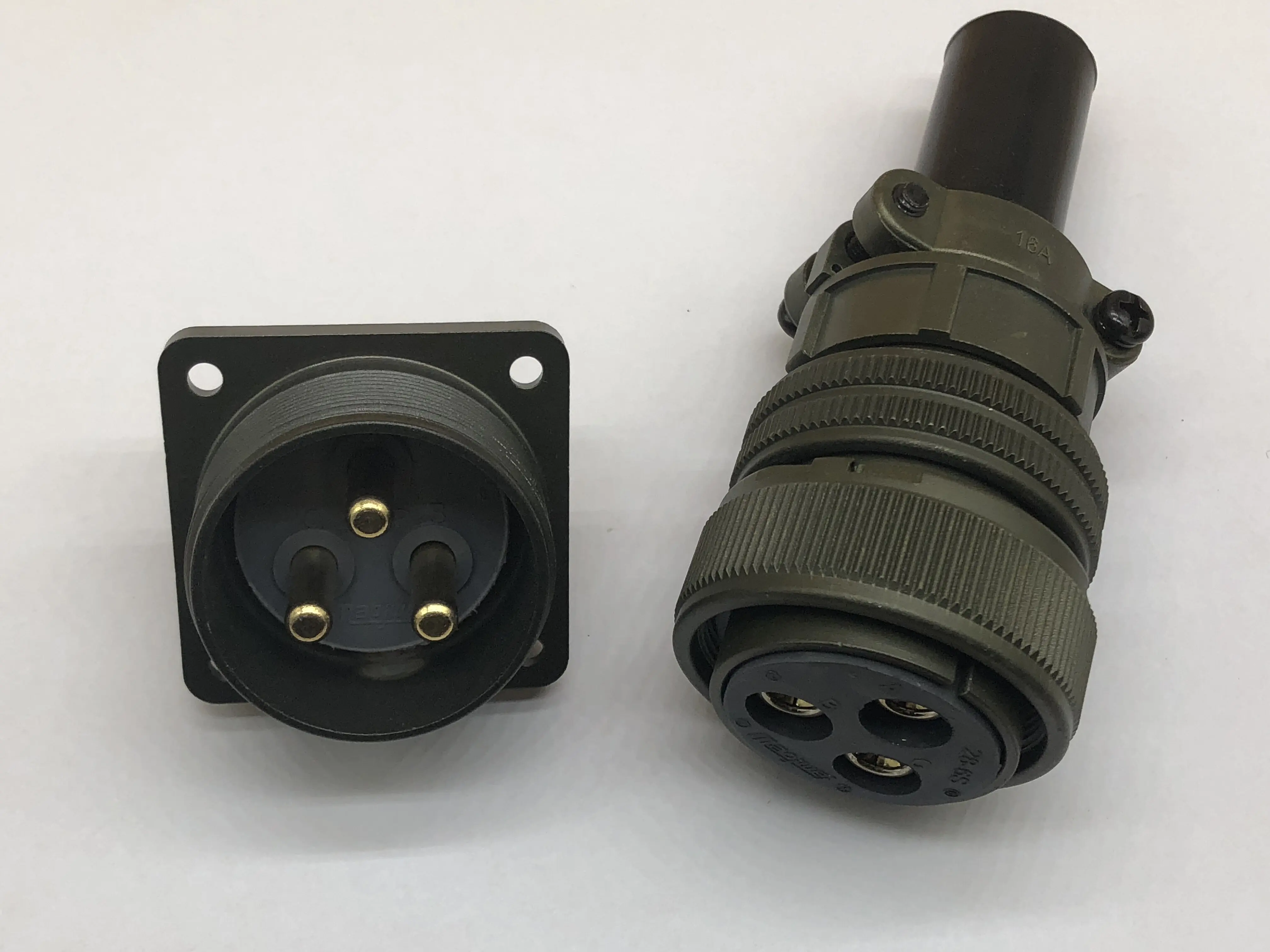 MS5015 American standard waterproof connector aviation plug seat 3 core MS3106A28-6S MS3102A28-6P