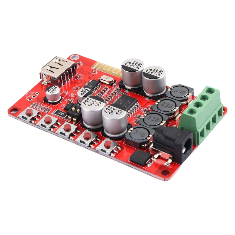 Bluetooth-kompatibles Stereo-Verstärkermodulboard für passive Lautsprecher, 2-Kanal-25-W-Ausgang, DC8-26-V-Eingang zur – Detail 4