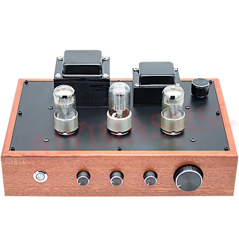 AIYIMA SMSL 6N8P Vacuum Tube Preamplifier With Tone 2.0 HIFI Preamp 6Z5P Rectifier ALPS Balanced Tube Amplifier Audio