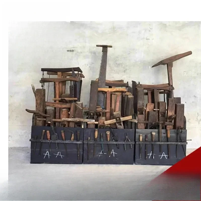 Tool set Luban handmade traditional vintage tools nostalgic retro collection decoration