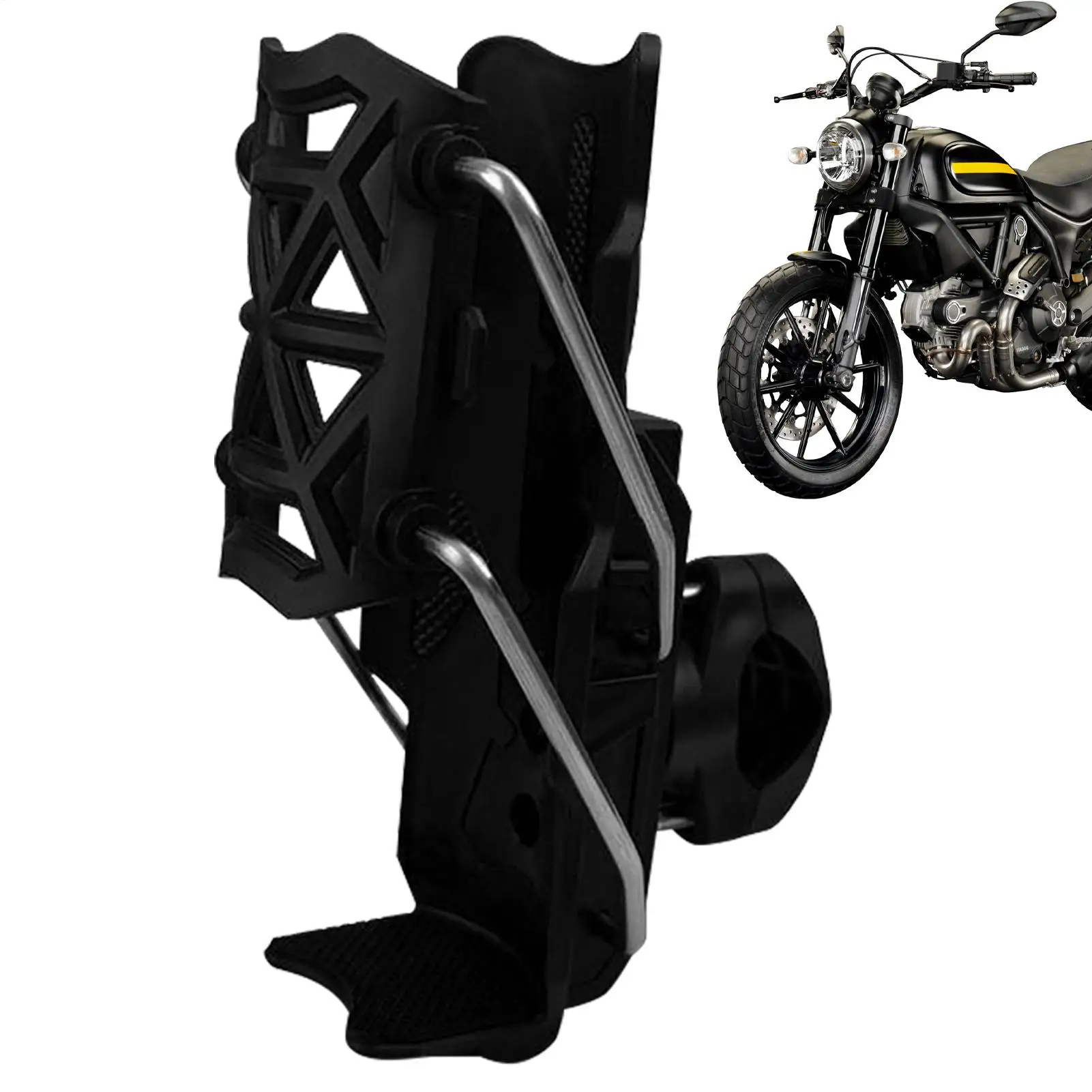 

Motorcycle Drink Holder Adjustable Motorcycle Water Bottle Holder Universal Drink Holder Motorbike Handlebar Cup Cage for Road