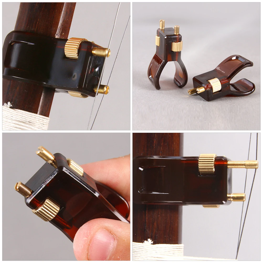 

Erhu Bridge Tuner Fine Spinner Tool String Adjustments Compatible Models Pressure Resistant Durability Musical Supplies