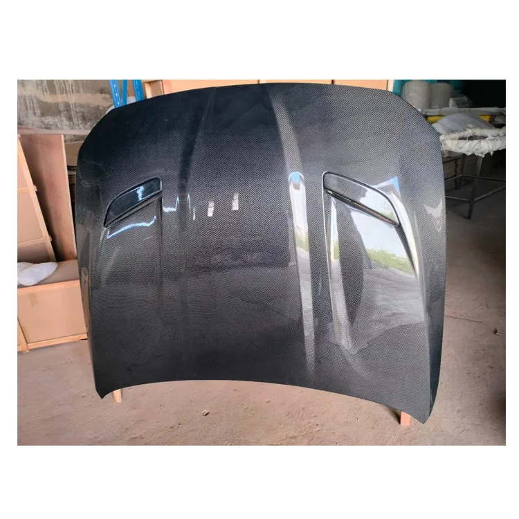 

Damei Auto Parts CS Style Hoods Carbon Fiber Engine Cover Real Black Carbon Hood Bonnet For 5 Series F10 F18 535i 550i 2011-