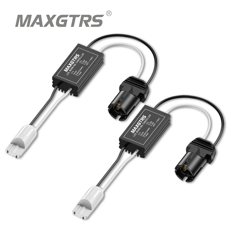 2x Plug-In-Play Auto LED Warnunterdrückung Decoder 501 T10 W5W 194 168 Sockel KEIN Canbus OCB Fehlerlastwiderstand