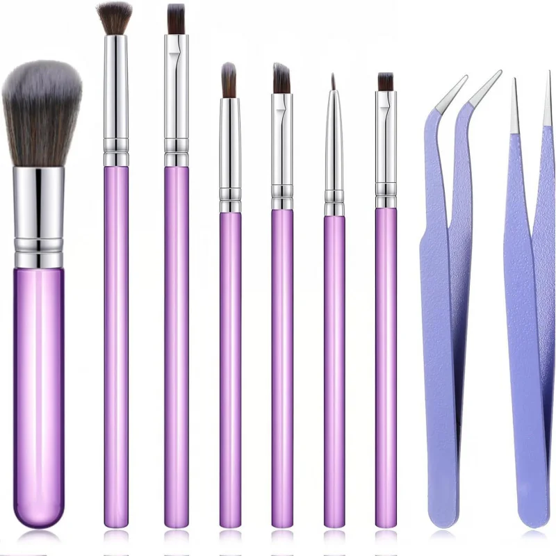 

【9 Pcs Cake Decorating Brush Set】Baking Painting Tools for DIY Desserts, Cookies, Cupcakes - Multi-Size & Shapes