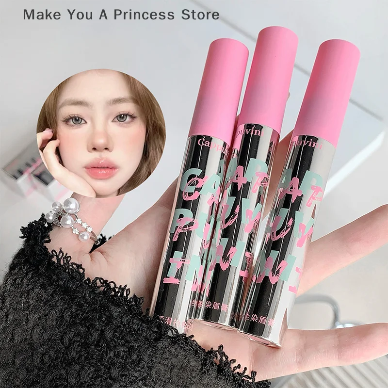 【HBA】Small Comb Dye Eyebrow Cream Waterproof Sweat-proof Eyebrow Powder Brown Coffee Color Eyebrow Pencil Cream Eyebrow Makeup