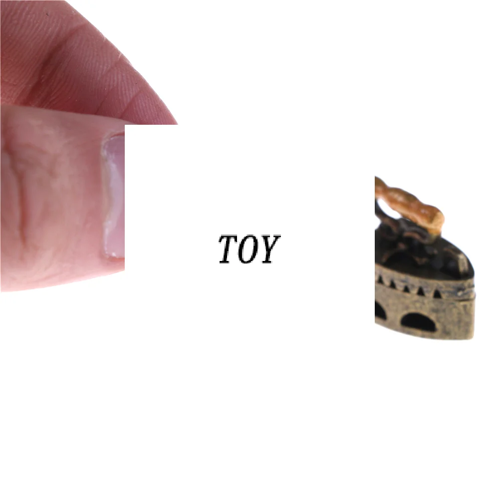 1:12 인형집 방 모델 미니 올드 미니어처 철제 의류 도구