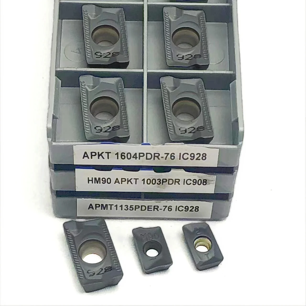 Metal parts cutter tool for turning carbide inserts  APMT 1135PDER 76 IC928 APKT 1604PDR-76 IC928 HM90 APKT 1003PDR IC908